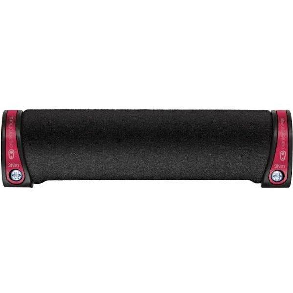 Puños Crankbrothers Cobalt Negro-Rojo