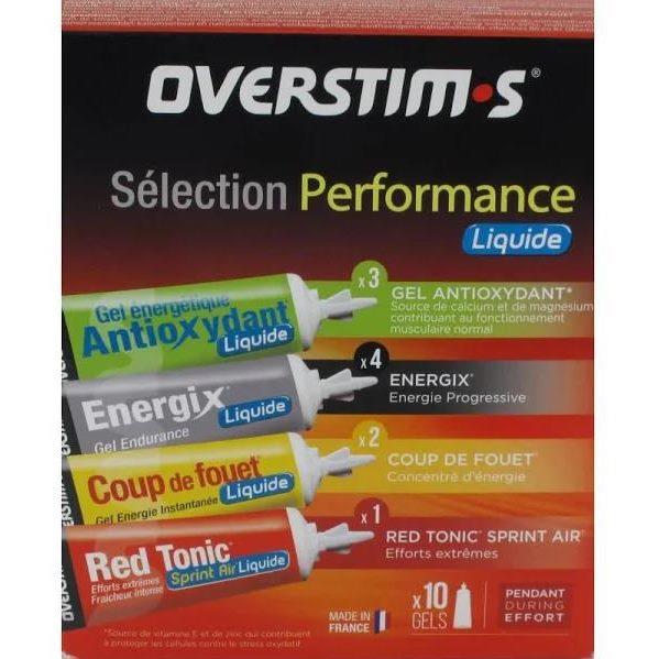 Overstims Performance Selection Liquide 10 geles x 35 gr