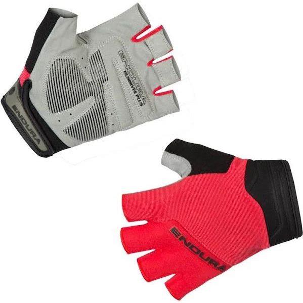 Guantes Endura Hummvee Plus cortos Rojo Mujer
