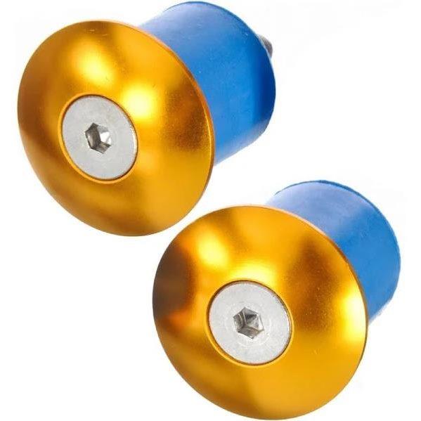 Tapones Para Manillar De Bicicleta De Aluminio - Pack De 2, Para MTB Y Carretera, Diámetro 15-22.5 Mm