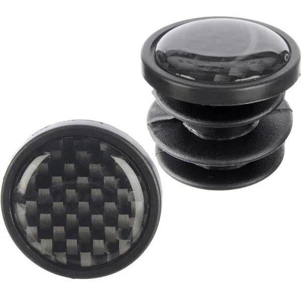 Tapones de Manillar LifeLine Push in (acabado de carbono) - Carbono