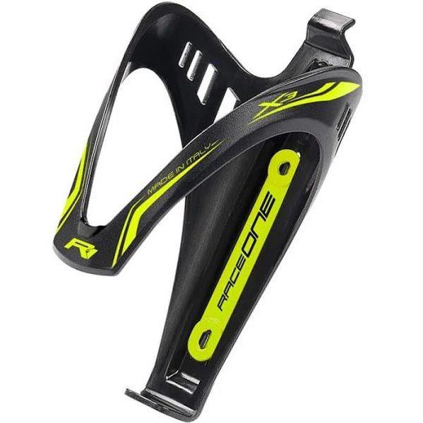 Portabidón raceone X3 Race Color Negro Amarillo Fluo