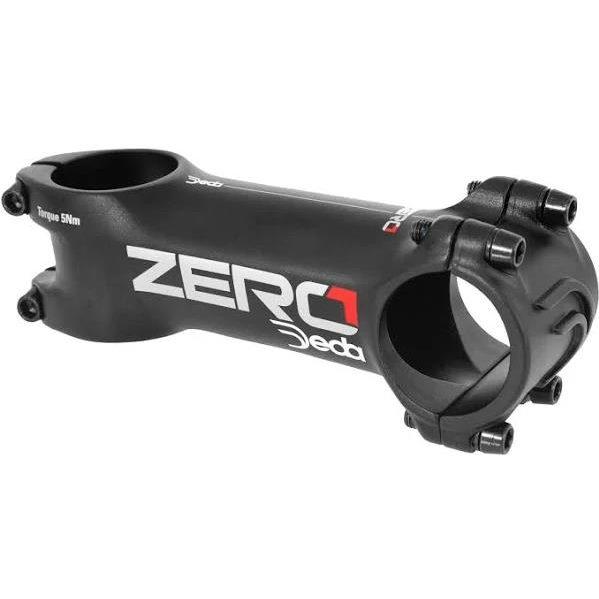 potencia Deda Zero 1 Negro-Rojo - medidas: 90mm