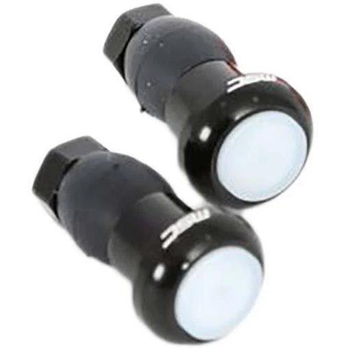 Msc Tapon de Manillar Negro con Luz Roja One Size