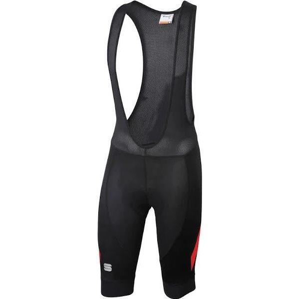 Culote Sportful Neo Negro Rojo L