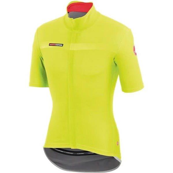 borde Escudero Margarita Maillot mangas cortas/Light Jacket CASTELLI Gabba 2 amarillo neón Chaqueta,  para hombre, Chaqueta cortavientos, Ropa ciclismo - Recambios MTB