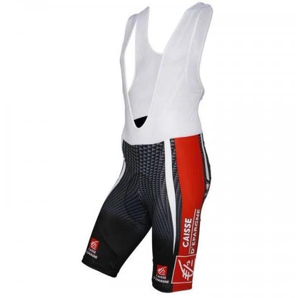 Culotte corto C/Tirantes CAISSE DEPARGNE Culotte corto con tirantes, para Hombre,   S, Culotte ciclismo, Ropa ciclismo
