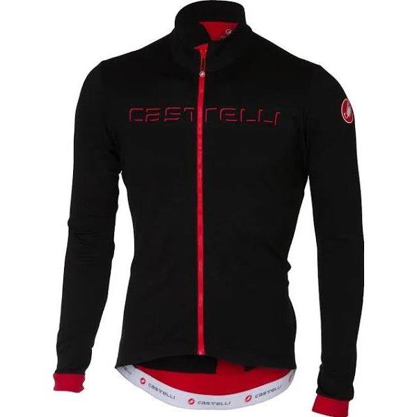 Maillot Castelli Fondo Negro Rojo
