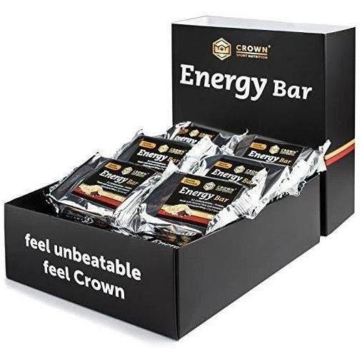Crown Sport Nutrition 18 x Energy Bar (60g) Sabor doble Chocolate