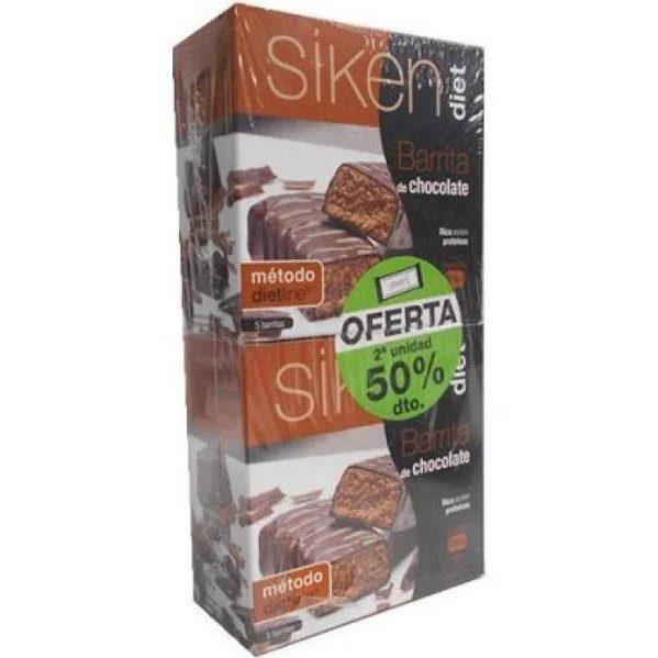 Siken Diet Barritas Chocolate Duplo