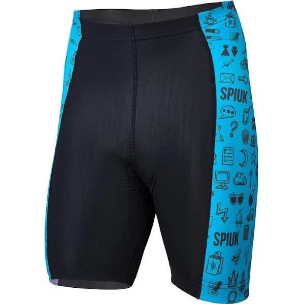 Culote corto sin tirantes Spiuk Anatomic K niño Negro-Azul