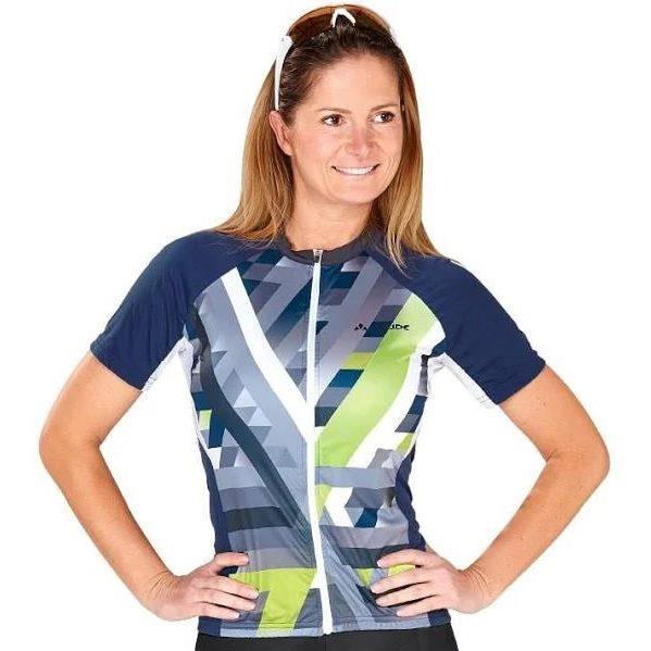 VAUDE Puntello Maillot mangas cortas mujer, 36, Maillot de ciclismo, Ropa de ciclismo