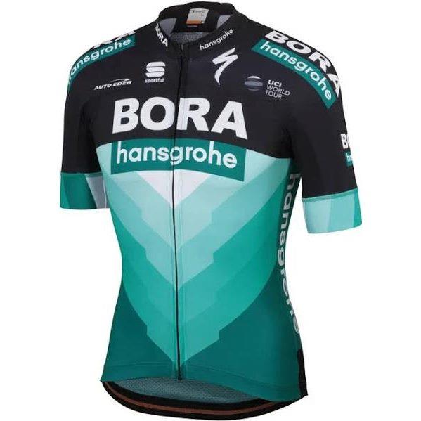 Maillot BORA-hansgrohe 2019 Bodyfit Team Negro Verde L