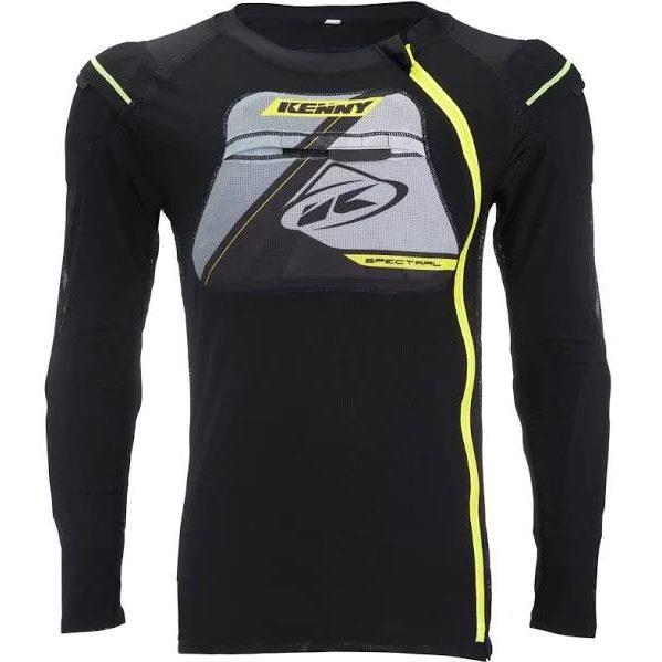 Chaleco de protección Kenny Spectral Negro/Amarillo