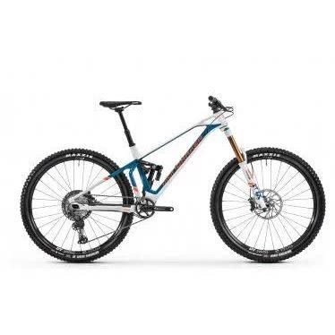 MTB doble Suspension Mondraker Superfoxy Carbon R Shimano XT 12V Blanco Azul 2020  185 200 cm