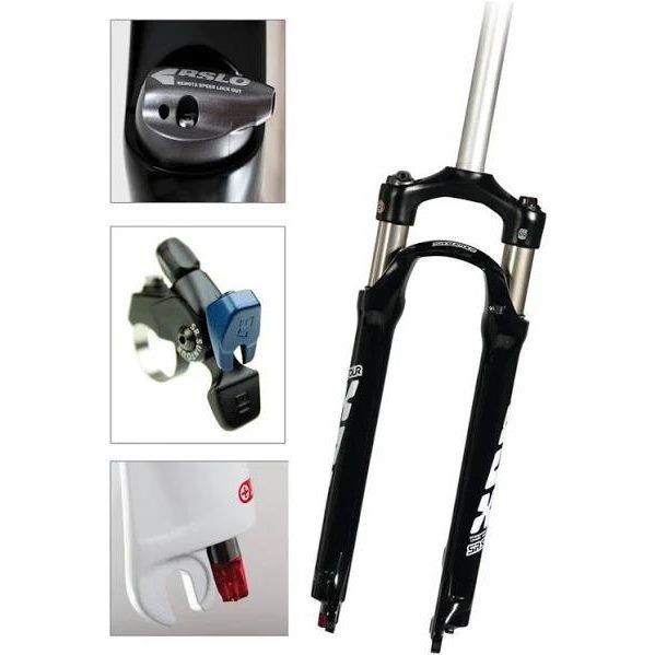 Suntour Horquilla Sr SF14 XCR32 RL 26  Negro 1/8  SL 255 mm 100mm