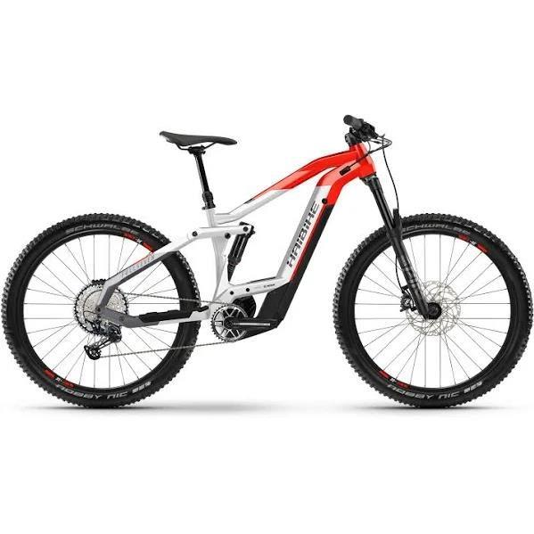 Haibike FullSeven 9, Cool Grey/Red