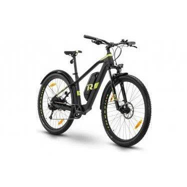R Raymon HardRay E nine2 5 Street Shimano Altus Deore 9s 410 WH 29 MTB Electrica rigida Negro Verde 2020 165 175 cm